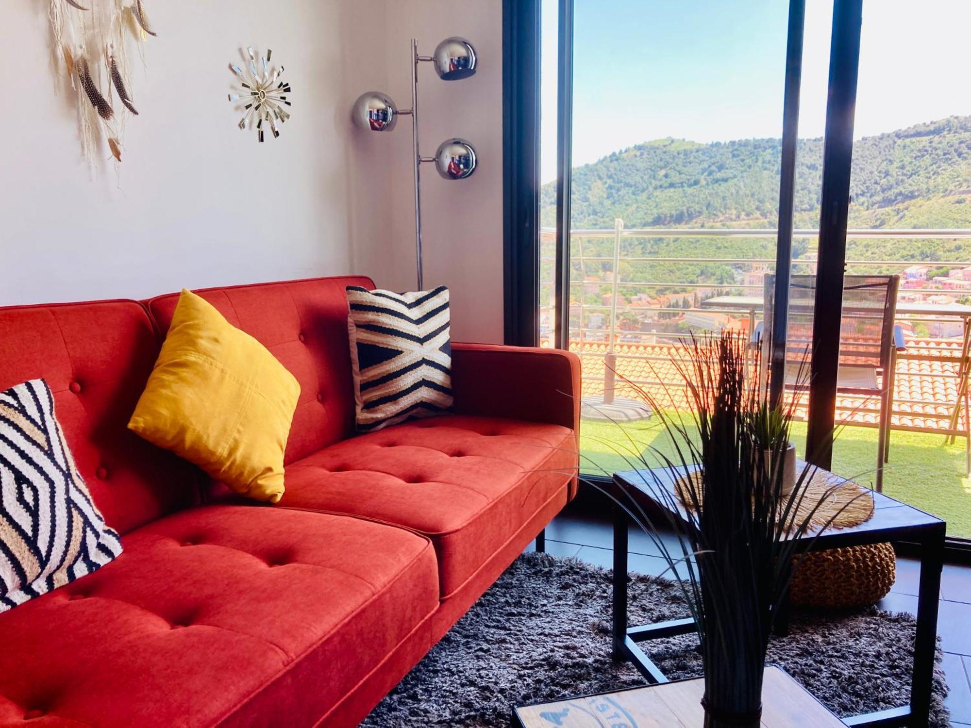 Residence Costa Vermella, Vue Mer Et Montagne Au Calme Cerbère Екстериор снимка